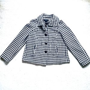 Grace Elements Houndstooth Wool Blend Jacket